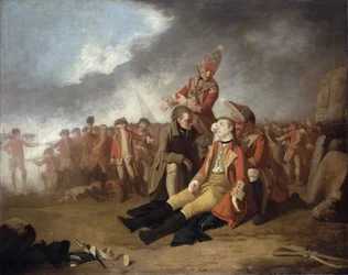De dood van generaal Wolfe, 1763